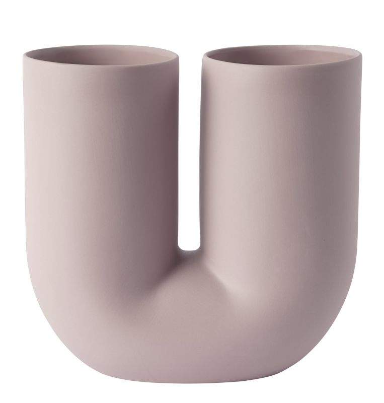 Kink Vase Dusty lilac Muuto SINGLE PIECES